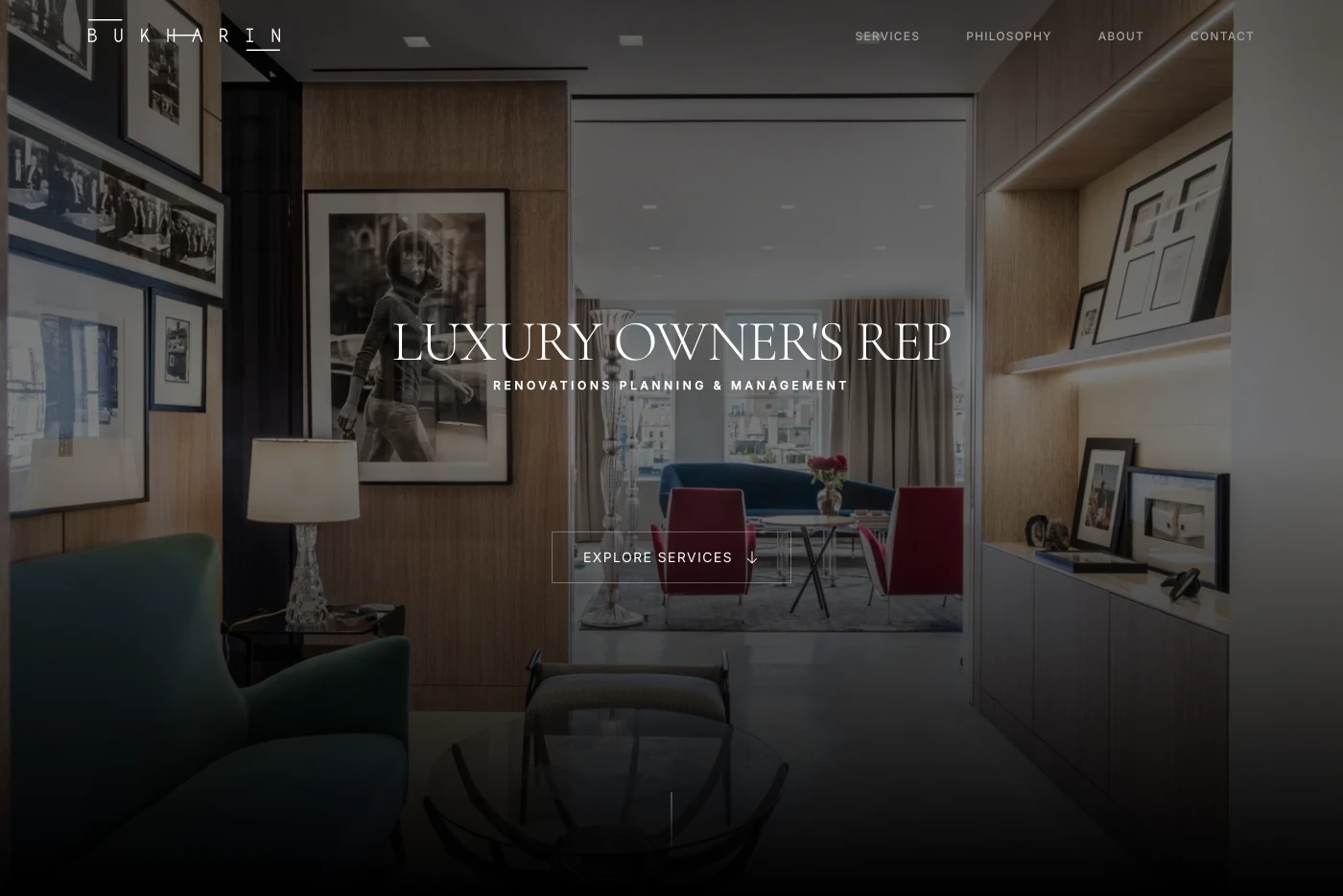 Bukharin.com real estate website redesign by Website SRQ. Sarasota web design portfolio